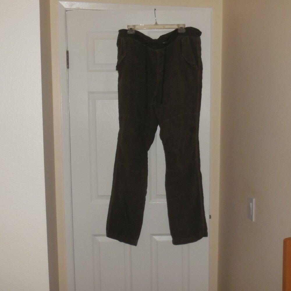 Men’s James Perse Linen Pants Green Size 3 or Large